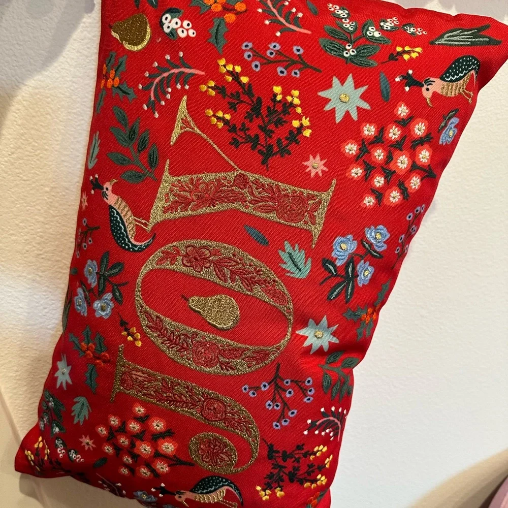 Rifle‎ Paper Co x Anthropologie JOY or NUTCRACKER PILLOW